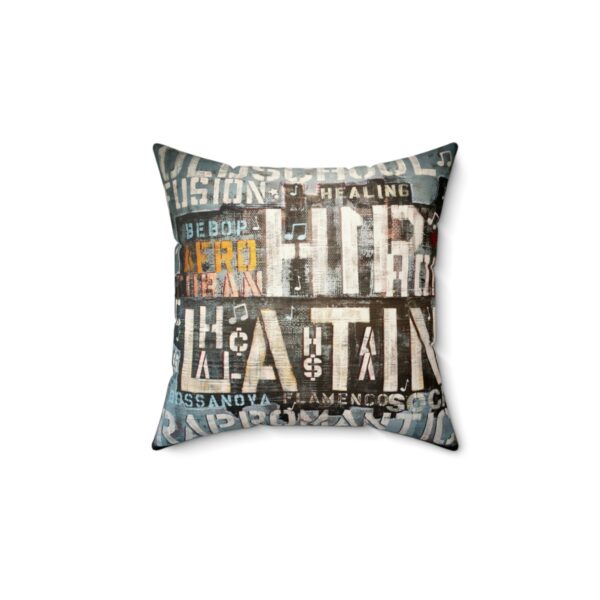Mix Music Latin Square Pillow - Image 4