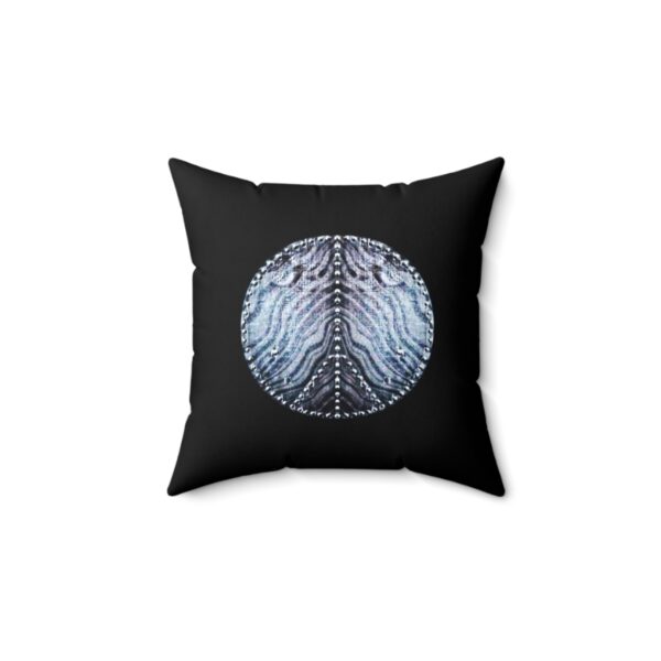 Nail Peace Sign Square Pillow - Image 4