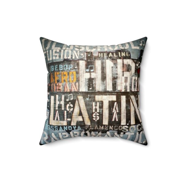 Mix Music Latin Square Pillow - Image 7