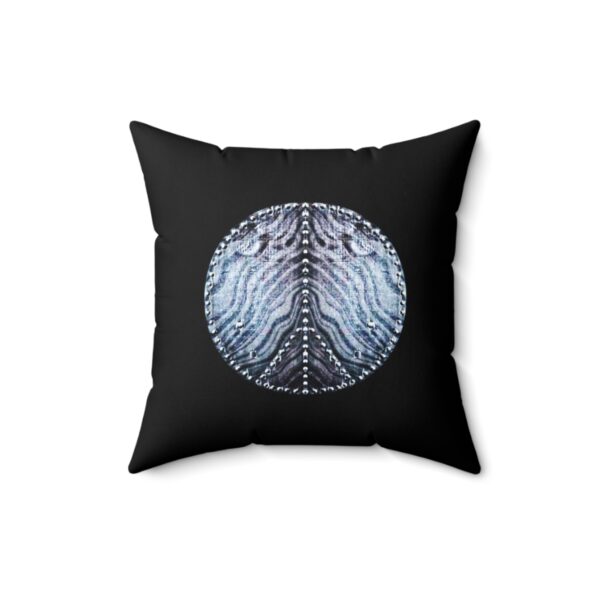 Nail Peace Sign Square Pillow - Image 7