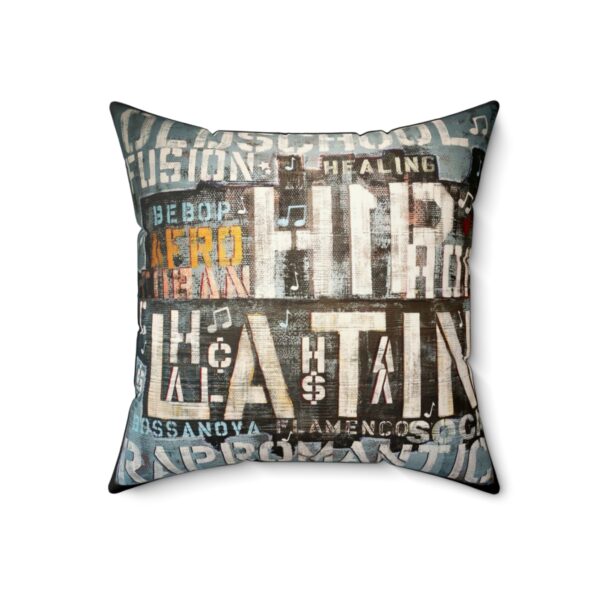 Mix Music Latin Square Pillow - Image 10
