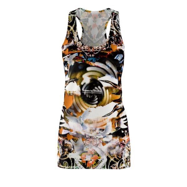 Preparing For Focusing Women's Cut & Sew Racerback Dress - Image 2