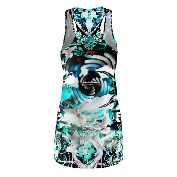 Preparing For Focusing Women's Cut & Sew Racerback Dress Blue - Image 3