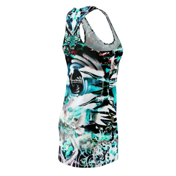 Preparing For Focusing Women's Cut & Sew Racerback Dress Blue - Image 5