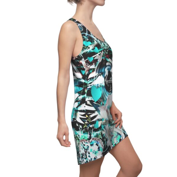 Preparing For Focusing Women's Cut & Sew Racerback Dress Blue - Image 7