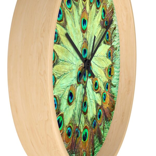 Peacock Peace Wall Clock - Image 2