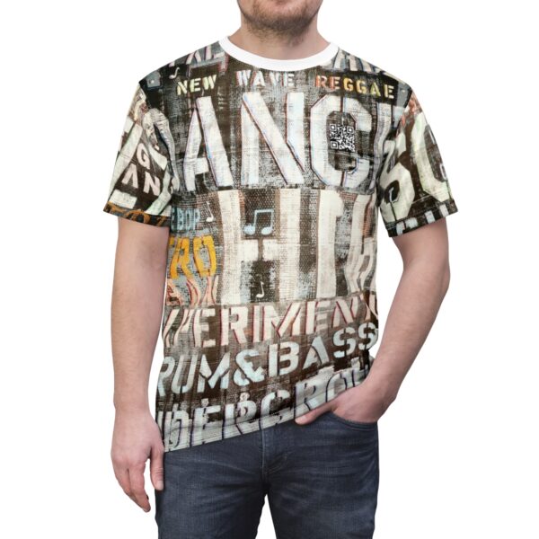 Music Genre Collage T Shirt Unisex Cut - Image 6