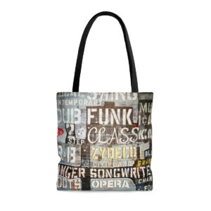 Mix Music Genre  Tote Bag