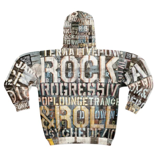 Mix Music Genres Unisex Zip Hoodie - Image 3