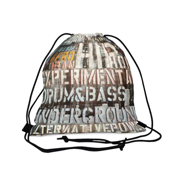 Mix Music Genre Outdoor Drawstring Bag - Image 4