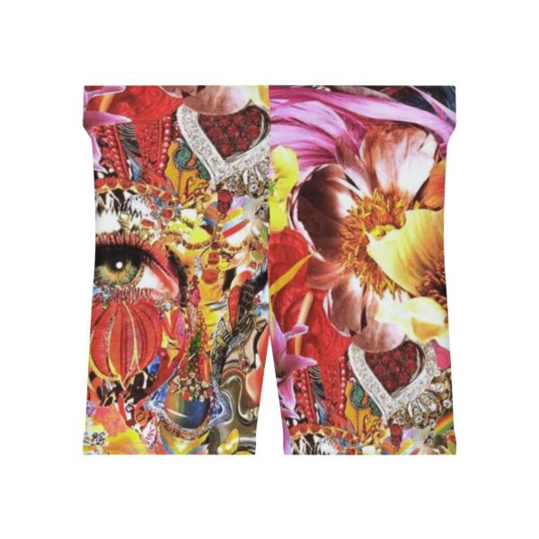 Women's Drowned World Biker Shorts - Image 2