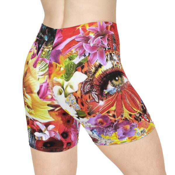 Women's Drowned World Biker Shorts - Image 4