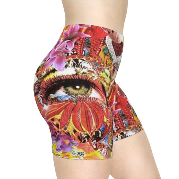 Women's Drowned World Biker Shorts - Image 5