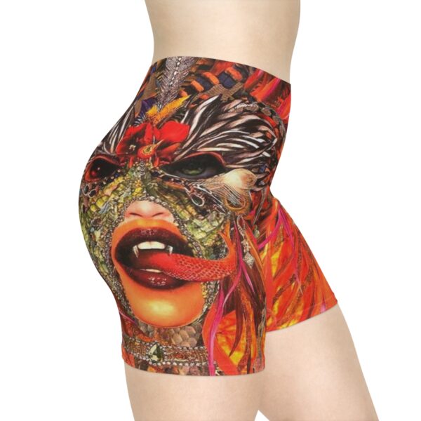 Women's Succubus Biker Shorts - Image 5