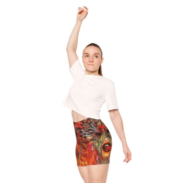 Women's Succubus Biker Shorts - Image 7
