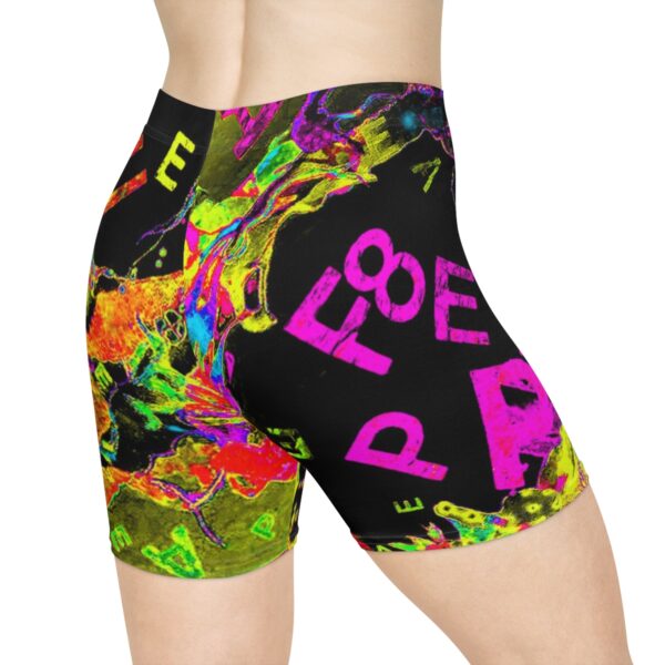 Women's Cosmic Peace Biker Shorts