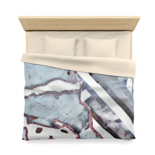 Q Blue Microfiber Duvet Cover - Image 20
