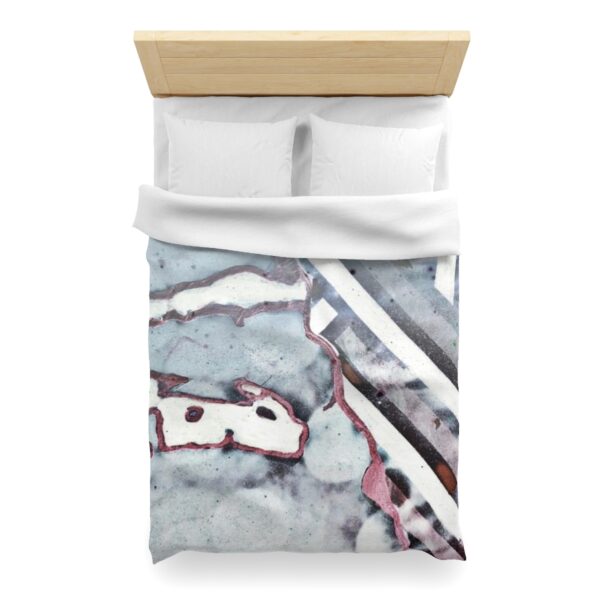 Q Blue Microfiber Duvet Cover - Image 14