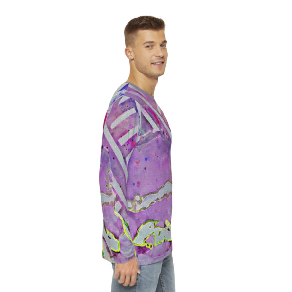 Q Cosmic Mens Long Sleeve Shirt - Image 6