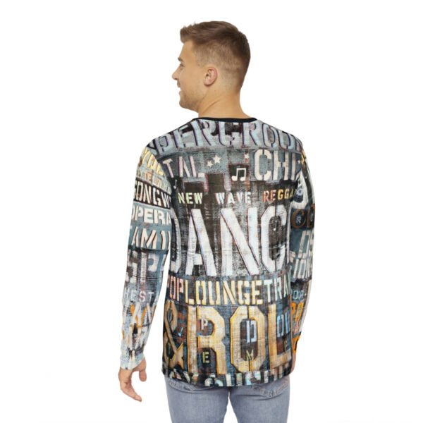 Mix Music Genre Men's Long Sleeve Shirt - Image 4