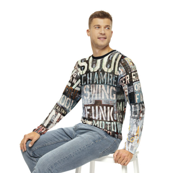 Mix Music Genre Men's Long Sleeve Shirt - Image 7