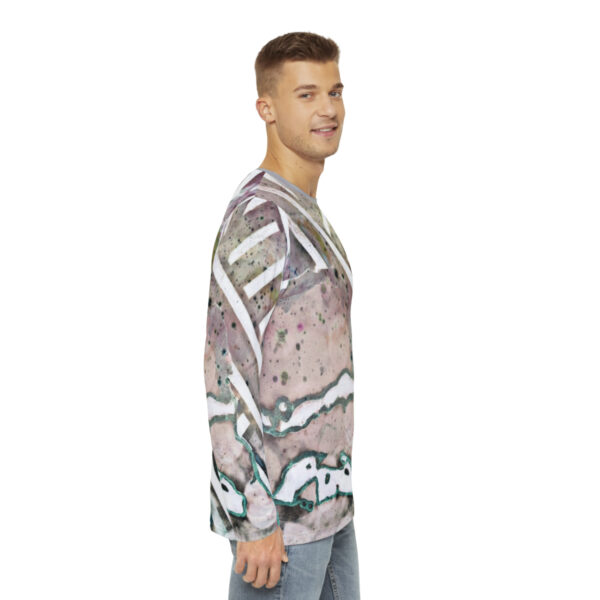 Q Mauve Mens Long Sleeve Shirt - Image 6