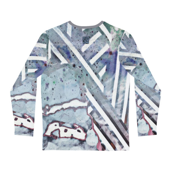 Q Blue Mens Long Sleeve Shirt - Image 2